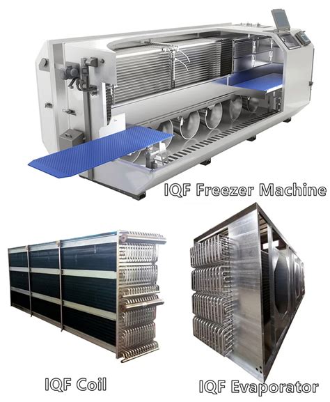 Evaporator Ammonia Tunnel Freezer Cooling Coil Evaporator For Iqf Pasta