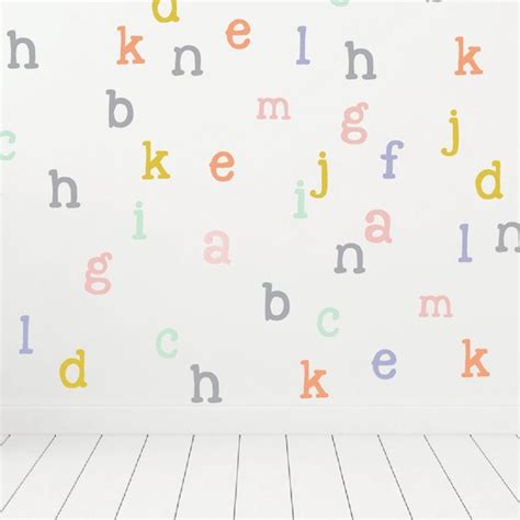 Educational Wall Decals Alphabet Wall Decals Alphabet Wall | Etsy