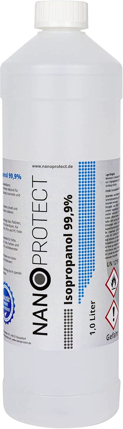 Nanoprotect Isopropanol Liter Reiniger Hochprozentiger