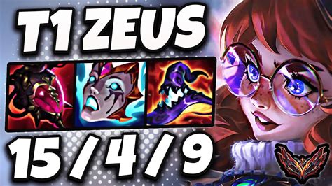 T1 Zeus Aurora Vs Jax [ Top ] Korea Grandmaster Patch 14 15 Youtube