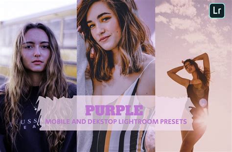 Best Free Purple Lightroom Presets Inspiration Productivity