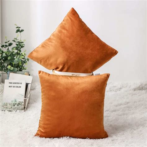 Amazon Burnt Orange Throw Pillows