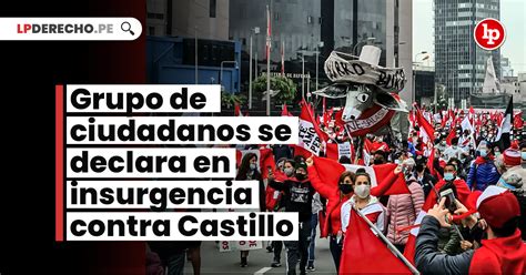 Grupos De Personas Marcharon Contra El Gobierno De Pedro Castillo LP