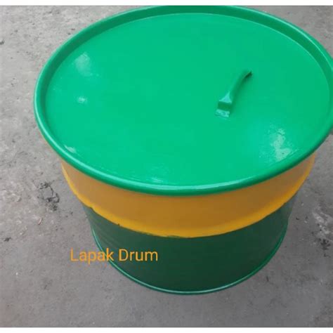 Jual Drum Besi Tong Sampah Tempat Bakar Sampah Pail Ember Liter