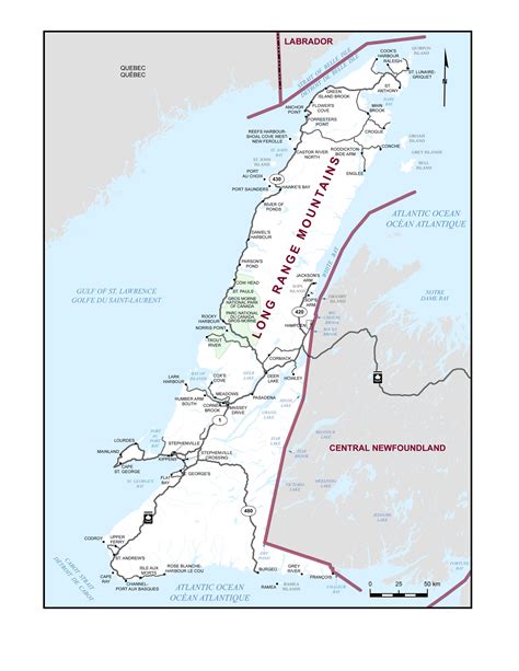 Long Range Mountains Maps And Boundary Descriptions