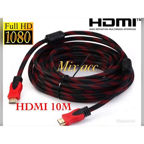 Jual Kabel Hdmi M Serat Jaring Hdmi To Hdmi M P V D Hq