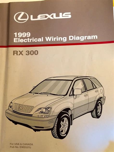 1999 Lexus Rx 300 Electrical Wiring Diagram Mcu10 15 Series Toyota Motor Corporation Amazon