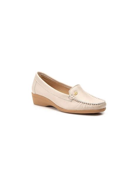 Comprar Mocasines Mujer Cómodos Beige a precios de oferta