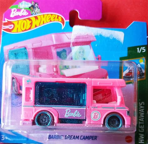 Hot Wheels Barbie Dream Camper Pink Hw Getaways Perfect Christmas Gift