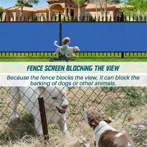 Snapklik Privacy Fence Screen Blue 6 X 50 For Patio Garden Heavy