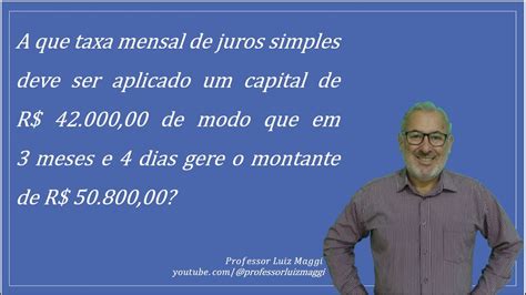 Montante De Uma Aplica O Financeira Em Regime De Capitaliza O Simples