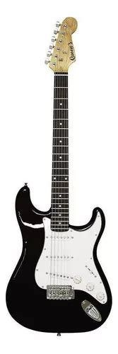 Guitarra eléctrica Queen s D137561 stratocaster de hardwood negra y