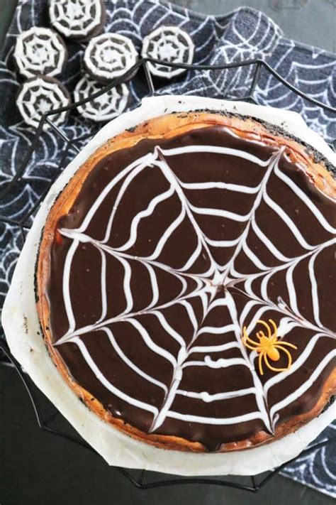 Oreo Spiderweb Cheesecake