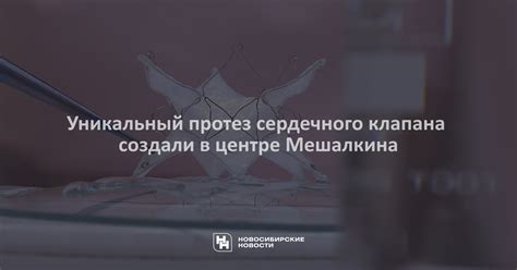 Уникальный протез сердечного клапана создали в центре Мешалкина