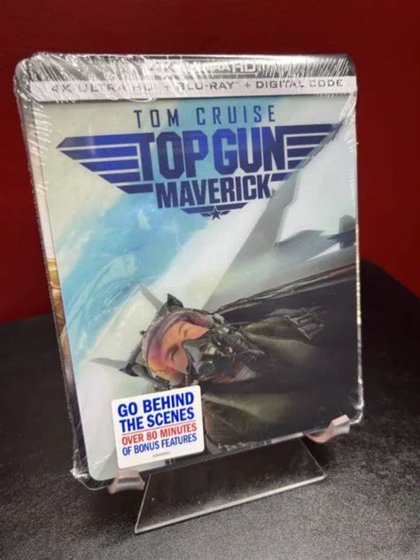 Top Gun Maverick Le Lenticular Steelbook K Uhd Blu Ray Digital