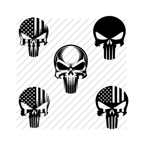 The Punisher Flag Svg Punisher Svg Punisher Skull Svg Skull Svg Sugar Skull Svg The