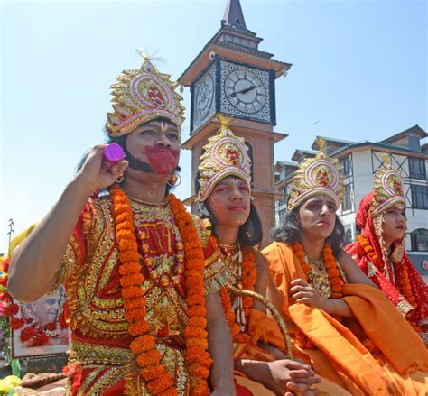 Ram Navami Kps Take Out Shobha Yatra The Kashmir Monitor