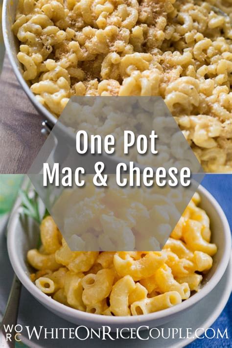 One Pot Stove Top Creamy Mac And Cheese For Easy Macaroni Cheese