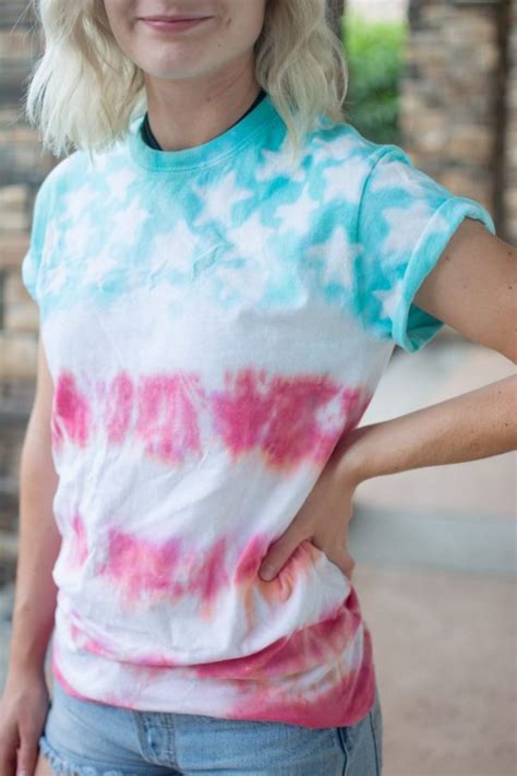 Diy American Flag Tie Dye Shirt