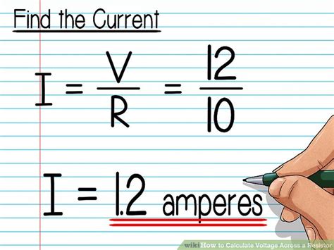 How To Calculate Voltage Across A Resistor With Pictures