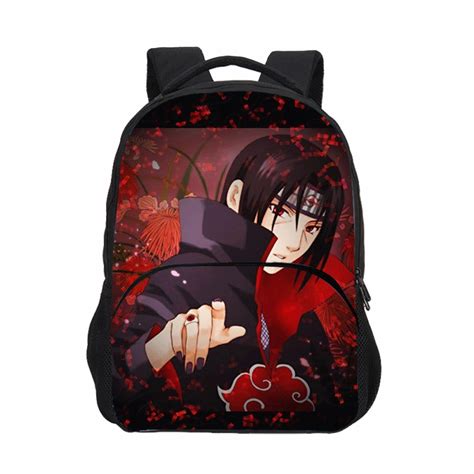 Mochila Escolar Grande NARUTO SASUKE Para Meninos E Meninas Shopee Brasil