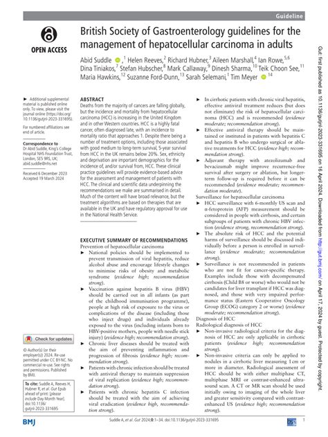 Pdf British Society Of Gastroenterology Guidelines For The Management