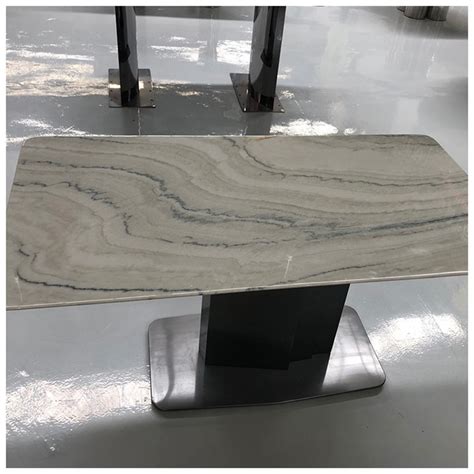 China Macaubas Fantasy Quartzite Dining Tables Suppliers Factory