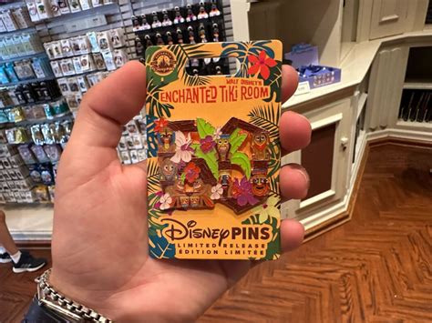 New Walt Disney S Enchanted Tiki Room 60th Anniversary Pins At