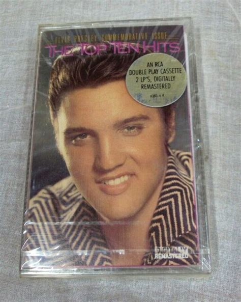 ELVIS PRESLEY Cassette Tape THE TOP TEN HITS Commemorative Issue