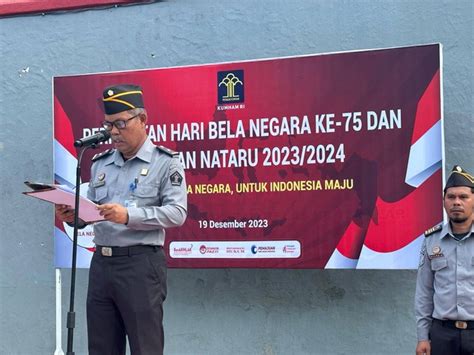 Lapas Takalar Gelar Upacara Peringatan Hari Bela Negara Ke 75