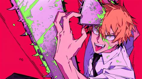 Chainsaw man/denji | Chainsaw, Sketches, Wallpaper pc anime