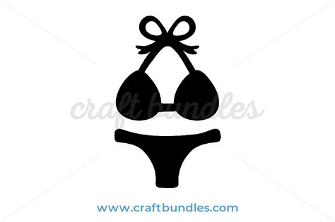 Bikini SVG Cut File CraftBundles