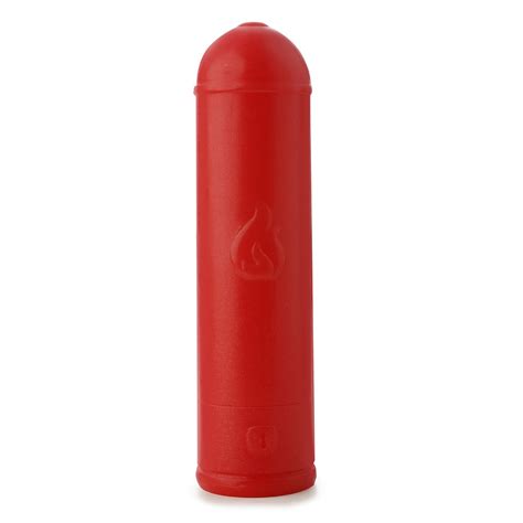 Plug Anal Grande em Formato de Extintor de Incêndio 31 x 8cm Vermelho