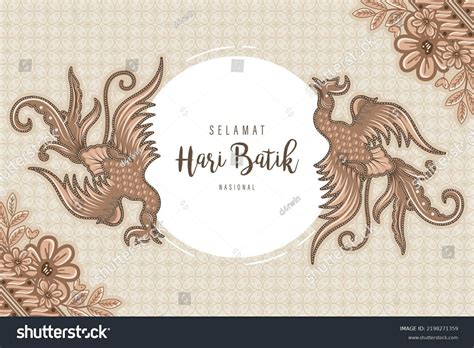 Traditional Batik Pattern From Indonesia Vector Illustration Batik