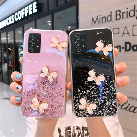 Samsung Galaxy M02 A02 A02s A52 A72 A32 5g 4g 2021 เคส Glitter Casing