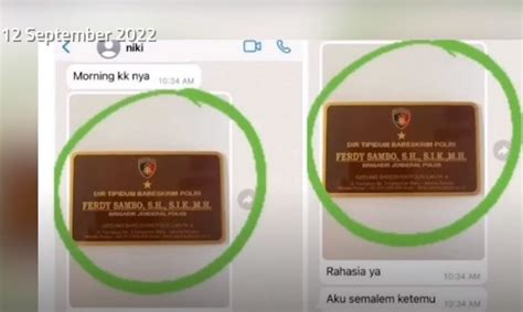 Viral Rekaman Diduga Sambo Dan Nikita Pengacara Buka Suara