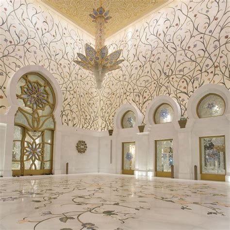 Indoor Tile Sheikh Zayed Bin Sultan Al Nahyan Mosque Budri Outdoor Wall For Floor