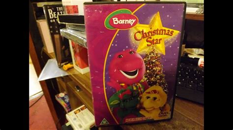 Opening To Barney S Christmas Star Dvd British Copy Youtube