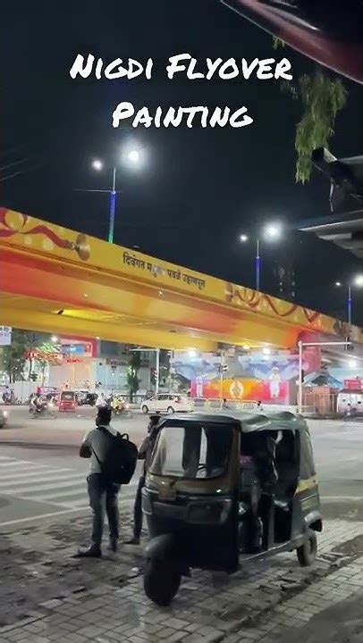 Nigdi Flyover Painting In Varkari Theme Youtube