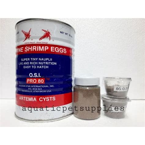 BBS HATCHABLE EGGS OSi ARTEMIA CYST SK BABY BRINE SHRIMP BRINE SHRIMP