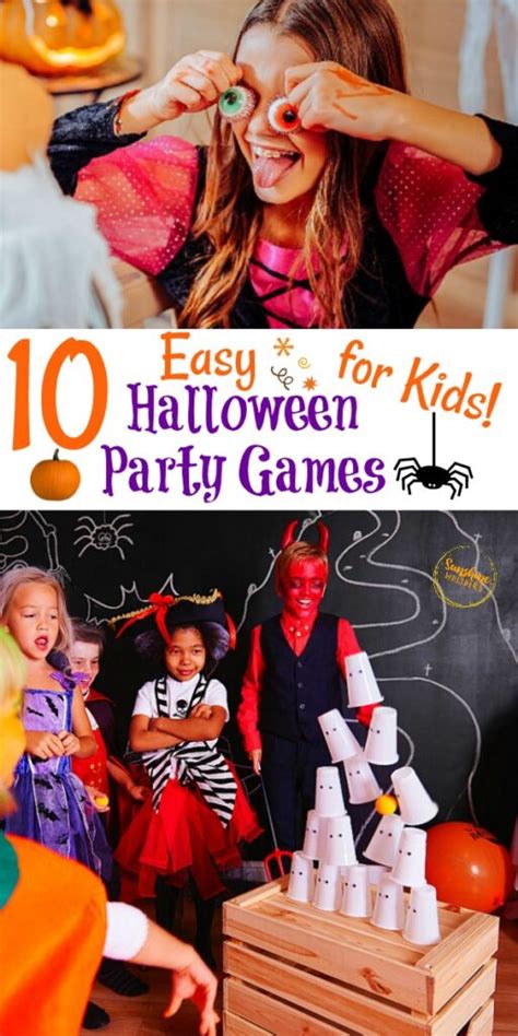 10 Easy Halloween Party Games For Kids - Sunshine Whispers