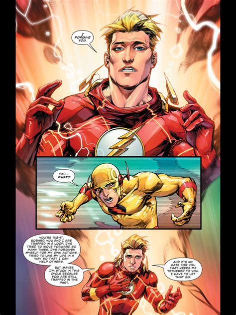 Barry Forgives Grounds Eobard Flash Art Eobard Thawne Comics