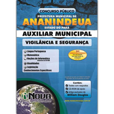 Prefeitura Municipal De Ananindeua Auxiliar Municipal Vigilância