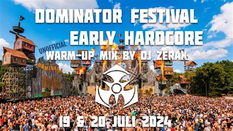 Dominator Festival 2024 New Early Hardcore Gabber Unofficial Warm