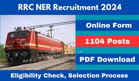 Rrc Ner Recruitment Out Online Form For Posts Eligibility