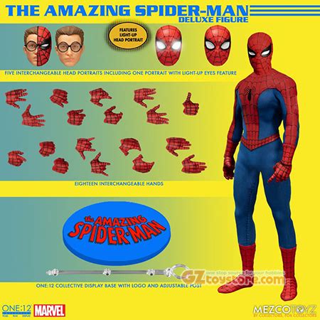 New Arrivals Mezco Amazing Spider Man Deluxe Edition One 12