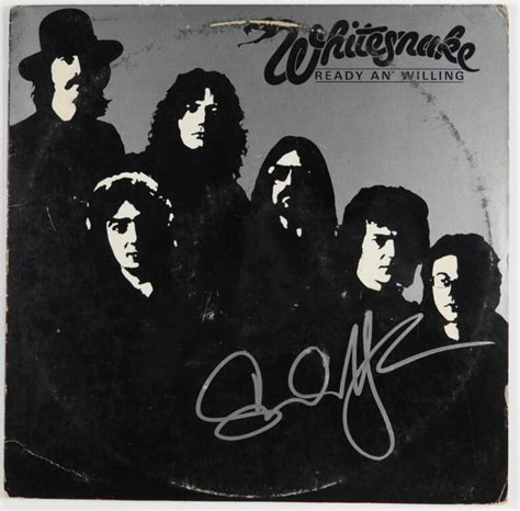 David Coverdale Whitesnake Signed Jsa Autograph Album Record Vinyl