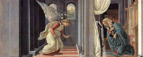 The Annunciation Of The Angel Gabriel To Mary Banner Angelus Academy