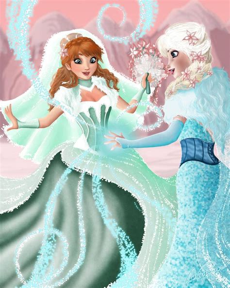 A Frozen Wedding By Zicue Frozen Wedding Frozen Wedding Dress