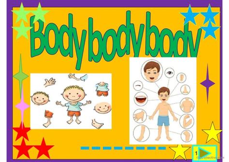 Body Parts Vocabulary Pictionary English Esl Powerpoints The